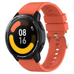 Correia de Silicone com Fivela Prateada Saliente, Para Samsung Galaxy Watch 46mm 22mm