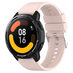 Correia de Silicone com Fivela Prateada Saliente, Para Samsung Galaxy Watch 46mm 22mm