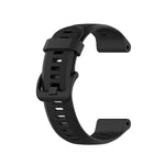 For Garmin Forerunner945 / fenix5 Plus / Approach S60 Monochrome Silicone Watch Band, Black, White, Orange, Pink, Red, Lake Blue, Grey, Blue, Lime, Purple, midnight blue