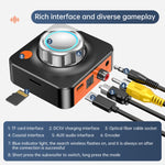 Receptor de Áudio Bluetooth 5.1 C39HD Saída AUX Coaxial Fibra Suporta Reprodução TF, Receptor de Áudio Bluetooth 5.1