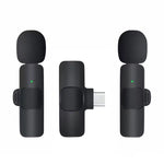 Microfone ao Vivo Clip-on K9 Android Tipo-C, DS-K9TC-2