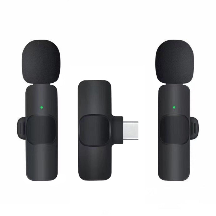 Microfone ao Vivo Clip-on K9 Android Tipo-C, DS-K9TC-2