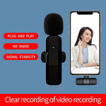 Microfone ao Vivo Clip-on K9 Android Tipo-C, DS-K9TC-2