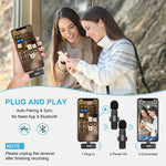 Microfone ao Vivo Clip-on K9 Android Tipo-C, DS-K9TC-2