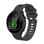 Correia de relógio em silicone 20mm com sarja, para Samsung Galaxy Watch 3 41mm, para Samsung Galaxy Watch Active 2 40mm, para Samsung Galaxy Watch Active 2 44mm, para Samsung Galaxy Watch Active 40mm