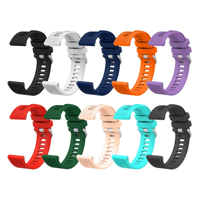 Correia de relógio em silicone 20mm com sarja, para Samsung Galaxy Watch 3 41mm, para Samsung Galaxy Watch Active 2 40mm, para Samsung Galaxy Watch Active 2 44mm, para Samsung Galaxy Watch Active 40mm