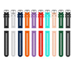 Correia de relógio em silicone 20mm com sarja, para Samsung Galaxy Watch 3 41mm, para Samsung Galaxy Watch Active 2 40mm, para Samsung Galaxy Watch Active 2 44mm, para Samsung Galaxy Watch Active 40mm