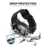 Capa TPU Suave Transparente ENKAY Hat-Prince de Cobertura Total, Para Samsung Galaxy Watch 5 40mm, Para Samsung Galaxy Watch 5 44mm