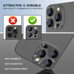 Película de Vidro Temperado para Lente em Liga de Alumínio ENKAY para iPhone 14 Pro / 14 Pro Max, Para iPhone 14 Pro / 14 Pro Max