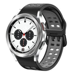 Correia de Relógio em Silicone Respirável Bicolor de 20mm, Para Samsung Galaxy Watch 4 Classic 42mm, Para Galaxy Watch Active 2