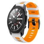 Correia de relógio em silicone bicolor 20mm, para Samsung Galaxy Watch 5 Pro 45mm, para Samsung Galaxy Watch 4 40mm