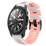 Correia de relógio em silicone bicolor 20mm, para Samsung Galaxy Watch 5 Pro 45mm, para Samsung Galaxy Watch 4 40mm