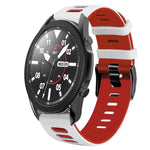 Correia de relógio em silicone bicolor 20mm, para Samsung Galaxy Watch 5 Pro 45mm, para Samsung Galaxy Watch 4 40mm