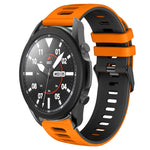 Correia de relógio em silicone bicolor 20mm, para Samsung Galaxy Watch 5 Pro 45mm, para Samsung Galaxy Watch 4 40mm