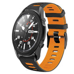 Correia de relógio em silicone bicolor 20mm, para Samsung Galaxy Watch 5 Pro 45mm, para Samsung Galaxy Watch 4 40mm