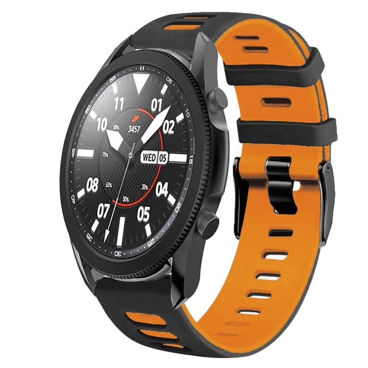 Correia de relógio em silicone bicolor 20mm, para Samsung Galaxy Watch 5 Pro 45mm, para Samsung Galaxy Watch 4 40mm