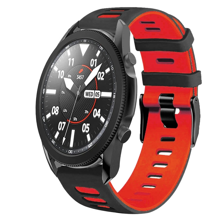 Correia de relógio em silicone bicolor 20mm, para Samsung Galaxy Watch 5 Pro 45mm, para Samsung Galaxy Watch 4 40mm