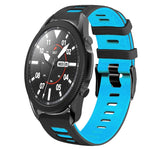 Correia de relógio em silicone bicolor 20mm, para Samsung Galaxy Watch 5 Pro 45mm, para Samsung Galaxy Watch 4 40mm