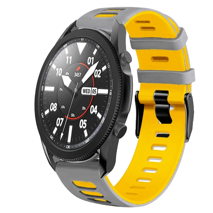 Correia de relógio em silicone bicolor 20mm, para Samsung Galaxy Watch 5 Pro 45mm, para Samsung Galaxy Watch 4 40mm