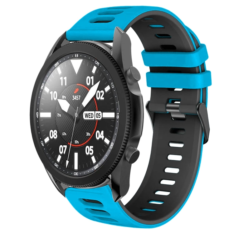 Correia de relógio em silicone bicolor 20mm, para Samsung Galaxy Watch 5 Pro 45mm, para Samsung Galaxy Watch 4 40mm