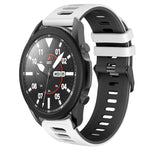 Correia de relógio em silicone bicolor 20mm, para Samsung Galaxy Watch 5 Pro 45mm, para Samsung Galaxy Watch 4 40mm