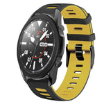 Correia de relógio em silicone bicolor 20mm, para Samsung Galaxy Watch 5 Pro 45mm, para Samsung Galaxy Watch 4 40mm