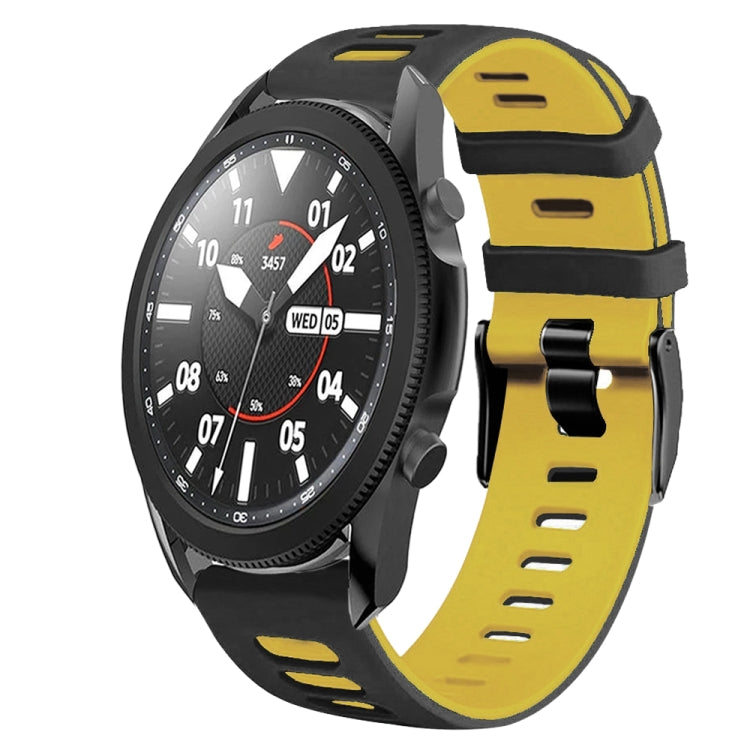 Correia de relógio em silicone bicolor 20mm, para Samsung Galaxy Watch 5 Pro 45mm, para Samsung Galaxy Watch 4 40mm