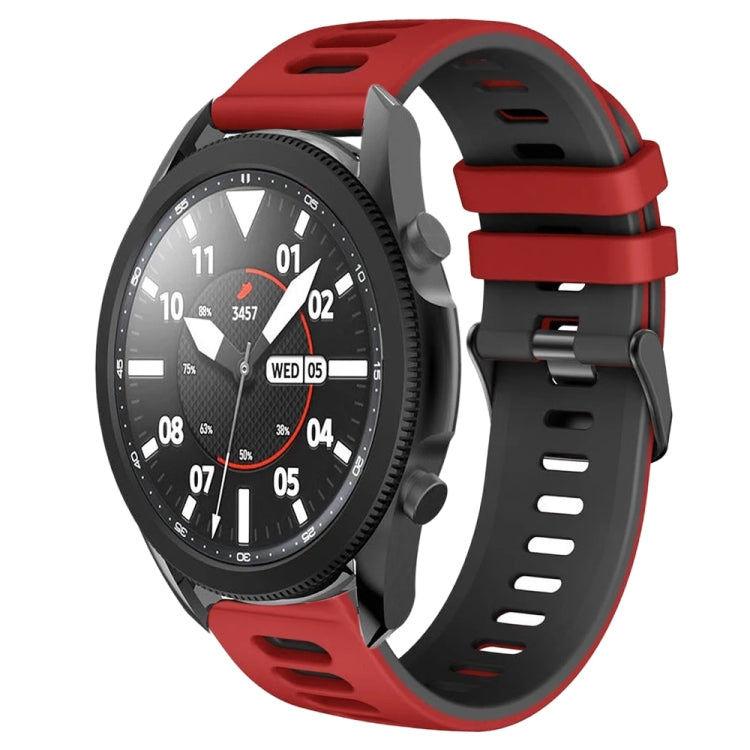 Correia de relógio em silicone bicolor 20mm, para Samsung Galaxy Watch 5 Pro 45mm, para Samsung Galaxy Watch 4 40mm