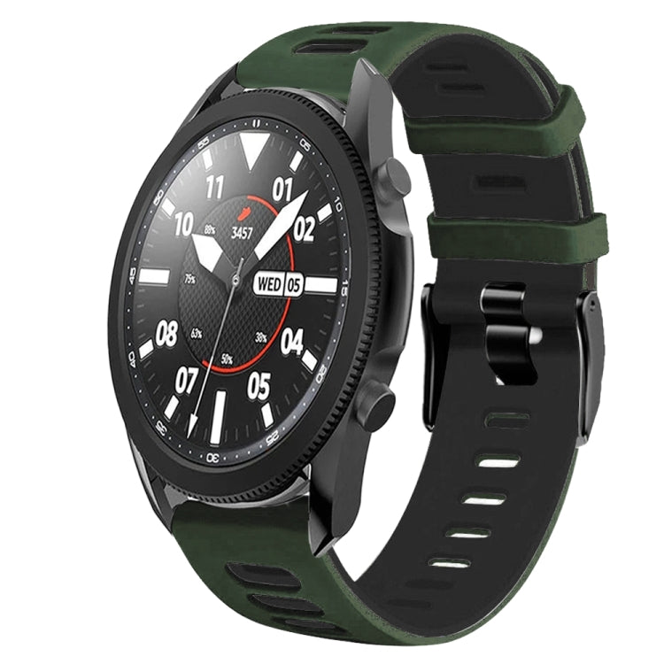 Correia de relógio em silicone bicolor 20mm, para Samsung Galaxy Watch 5 Pro 45mm, para Samsung Galaxy Watch 4 40mm