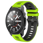Correia de relógio em silicone bicolor 20mm, para Samsung Galaxy Watch 5 Pro 45mm, para Samsung Galaxy Watch 4 40mm