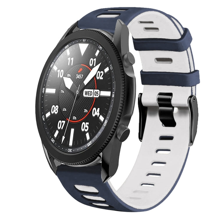 Correia de relógio em silicone bicolor 20mm, para Samsung Galaxy Watch 5 Pro 45mm, para Samsung Galaxy Watch 4 40mm