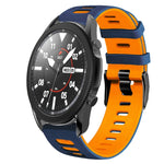 Correia de relógio em silicone bicolor 20mm, para Samsung Galaxy Watch 5 Pro 45mm, para Samsung Galaxy Watch 4 40mm