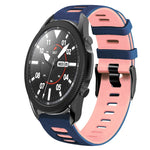 Correia de relógio em silicone bicolor 20mm, para Samsung Galaxy Watch 5 Pro 45mm, para Samsung Galaxy Watch 4 40mm