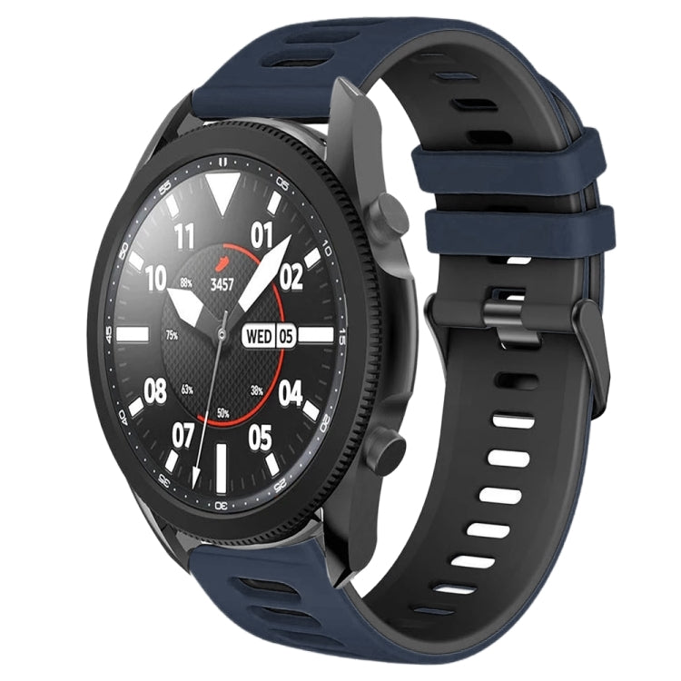 Correia de relógio em silicone bicolor 20mm, para Samsung Galaxy Watch 5 Pro 45mm, para Samsung Galaxy Watch 4 40mm