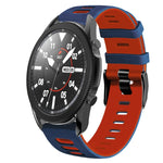 Correia de relógio em silicone bicolor 20mm, para Samsung Galaxy Watch 5 Pro 45mm, para Samsung Galaxy Watch 4 40mm