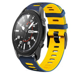 Correia de relógio em silicone bicolor 20mm, para Samsung Galaxy Watch 5 Pro 45mm, para Samsung Galaxy Watch 4 40mm