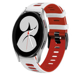Correia de relógio em silicone bicolor 20mm, para Samsung Galaxy Watch 5 Pro 45mm, para Samsung Galaxy Watch 4 40mm