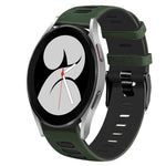 Correia de relógio em silicone bicolor 20mm, para Samsung Galaxy Watch 5 Pro 45mm, para Samsung Galaxy Watch 4 40mm