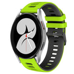 Correia de relógio em silicone bicolor 20mm, para Samsung Galaxy Watch 5 Pro 45mm, para Samsung Galaxy Watch 4 40mm