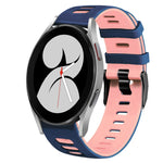 Correia de relógio em silicone bicolor 20mm, para Samsung Galaxy Watch 5 Pro 45mm, para Samsung Galaxy Watch 4 40mm