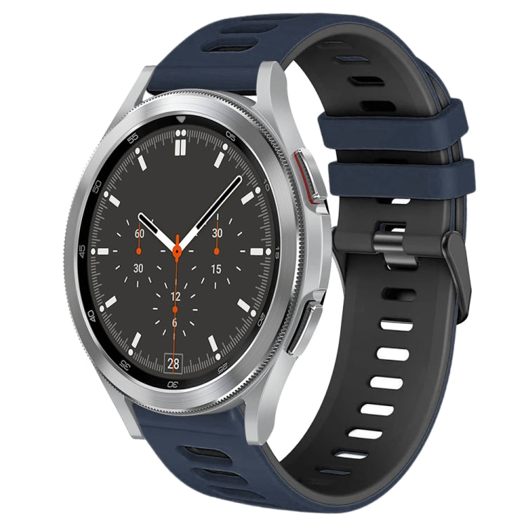 Correia de relógio em silicone bicolor 20mm, para Samsung Galaxy Watch 4 44mm, para Samsung Galaxy Watch 4 Classic 46mm