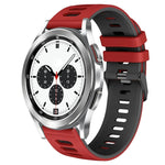 Correia de relógio em silicone bicolor 20mm, para Samsung Galaxy Watch 4 Classic 42mm, para Samsung Galaxy Watch Active 2