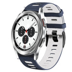 Correia de relógio em silicone bicolor 20mm, para Samsung Galaxy Watch 4 Classic 42mm, para Samsung Galaxy Watch Active 2