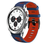 Correia de relógio em silicone bicolor 20mm, para Samsung Galaxy Watch 4 Classic 42mm, para Samsung Galaxy Watch Active 2