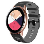 Correia de relógio em silicone bicolor 20mm, para Samsung Galaxy Watch 4 Classic 42mm, para Samsung Galaxy Watch Active 2