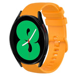 Pulseira de Relógio de Silicone 20mm Xadrez de Cor Sólida, Para Samsung Galaxy Watch4 44mm, Para Samsung Galaxy Watch4 Classic 46mm, Para Samsung Galaxy Watch4 Classic 42mm, Para Samsung Galaxy Watch Active 2