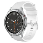 Pulseira de Relógio de Silicone 20mm Xadrez de Cor Sólida, Para Samsung Galaxy Watch4 44mm, Para Samsung Galaxy Watch4 Classic 46mm, Para Samsung Galaxy Watch4 Classic 42mm, Para Samsung Galaxy Watch Active 2