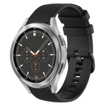 Pulseira de Relógio de Silicone 20mm Xadrez de Cor Sólida, Para Samsung Galaxy Watch4 44mm, Para Samsung Galaxy Watch4 Classic 46mm, Para Samsung Galaxy Watch4 Classic 42mm, Para Samsung Galaxy Watch Active 2