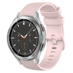 Pulseira de Relógio de Silicone 20mm Xadrez de Cor Sólida, Para Samsung Galaxy Watch4 44mm, Para Samsung Galaxy Watch4 Classic 46mm, Para Samsung Galaxy Watch4 Classic 42mm, Para Samsung Galaxy Watch Active 2