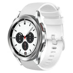 Pulseira de Relógio de Silicone 20mm Xadrez de Cor Sólida, Para Samsung Galaxy Watch4 44mm, Para Samsung Galaxy Watch4 Classic 46mm, Para Samsung Galaxy Watch4 Classic 42mm, Para Samsung Galaxy Watch Active 2